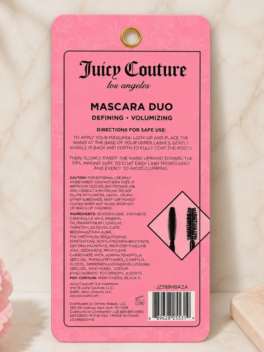 Juicy Couture Mascara Duo Set Black Volume & Definition NWT